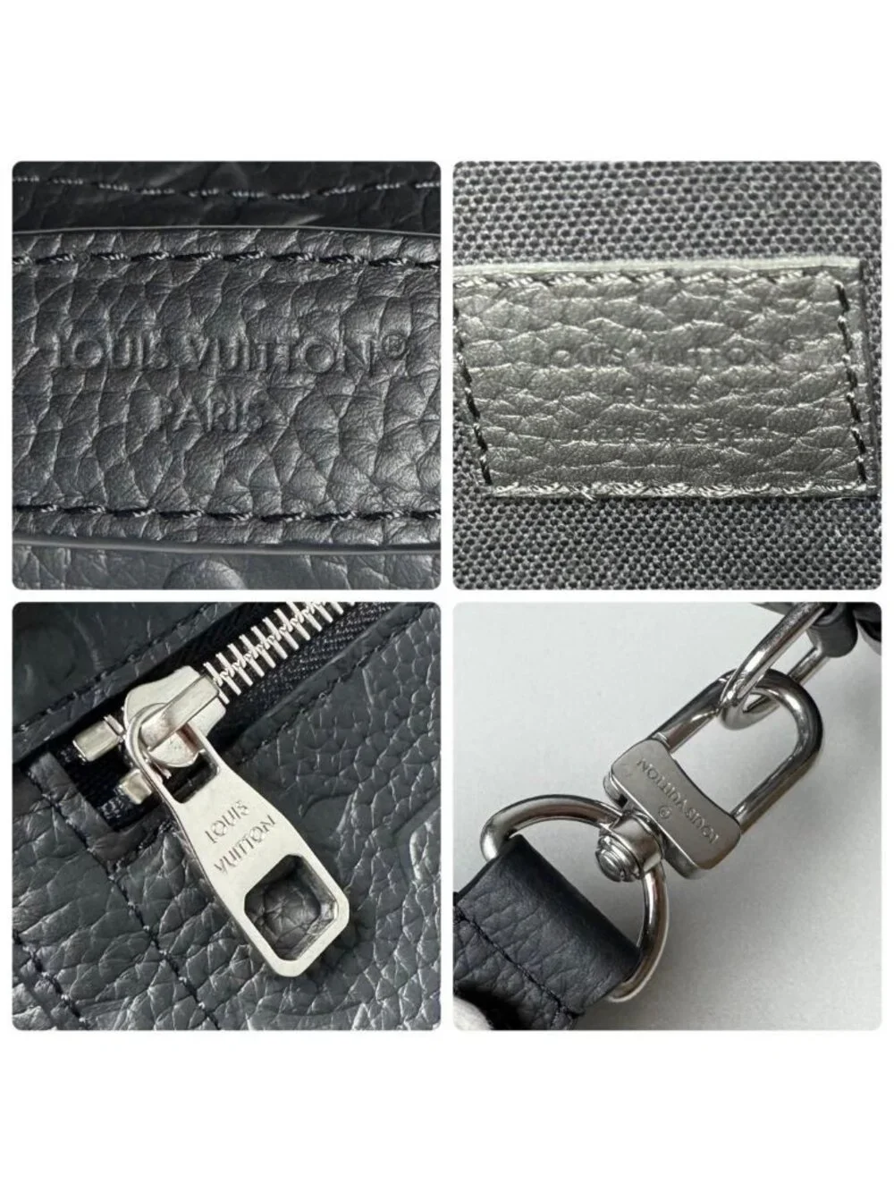 Louis Vuitton Monogram Taurillon Soul Trunk Black